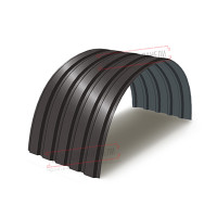 Профнастил МП35-0.45, Эни-1035, Полиэстер RR32