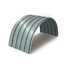 Профнастил МП35-0.9, Ширина-1035, Оцинкованный