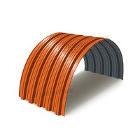 Profnastil NS35PG-0.5, Eni-1100, Poliester RAL2004