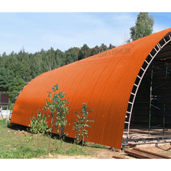 Profnastil NS35PG-0.45, Eni-1100, Poliester RAL2004