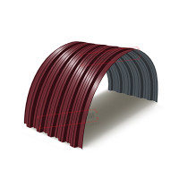 Профнастил НС35ПГ-0.65, Ширина-1100, Полиэстер RAL3005