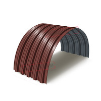 Профнастил НС35ПГ-0.45, Эни-1100, Полиэстер RAL3009