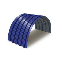 Profnastil NS35PG-0.7, Eni-1100, Poliester RAL5002