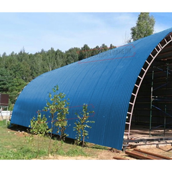 Profnastil NS35PG-0.7, Eni-1100, Poliester RAL5015