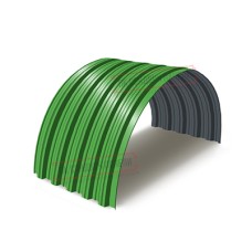 Профнастил НС35ПГ-0.5, Ширина-1100, Полиэстер RAL6018