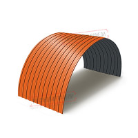 Профнастил С10ПГ-1150-0.7 Полиэстер RAL2004