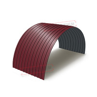 Профнастил С10ПГ-1150-0.45 Полиэстер/Икки томонлама RAL3005