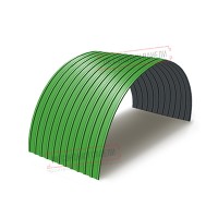 Profnastil S10PG-1150-0.5 Poliester RAL6018