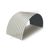 Profnastil S10PG-1150-0.5 Poliester RAL9002