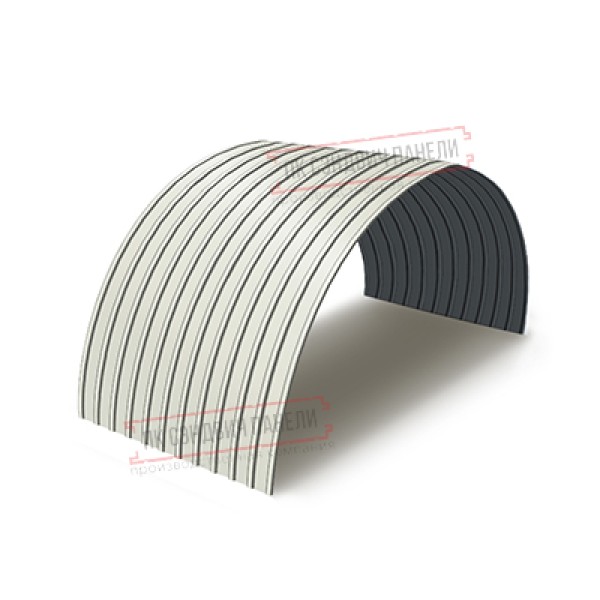 Profnastil S10PG-1150-0.45 Poliester RAL9003
