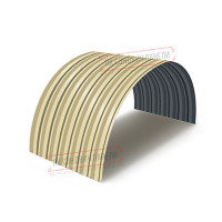 Profnastil S-15PG-1190-0.5 Poliester RAL 1014