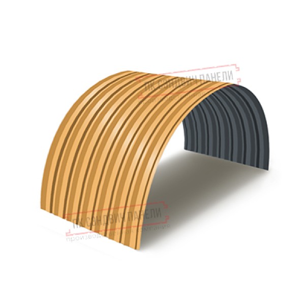 Profnastil S-15PG-1190-0.65 Poliester RAL 1034