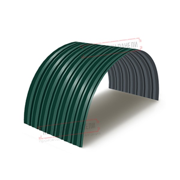 Profnastil S-15PG-1190-0.6 Poliester RAL 6005
