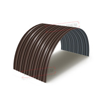 Profnastil S-15PG-1190-0.65 Poliester RAL 8017