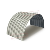 Profnastil S-15PG-1190-0.4 Poliester RAL 9002