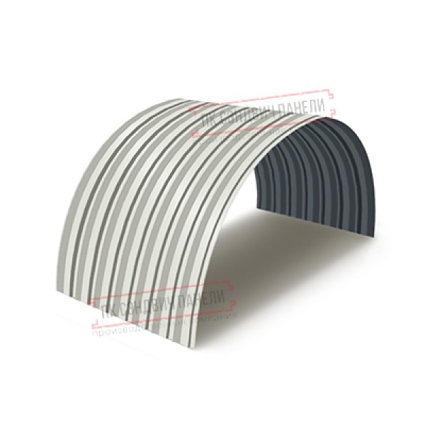 Profnastil S-15PG-1190-0.45 Poliester RAL 9003