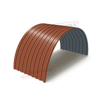 Профнастил окрашенный С17ПГ-1090-0.8 цена за м2