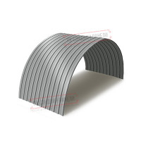 Profnastil SS10PG-1160-0.7 Poliester RAL9006