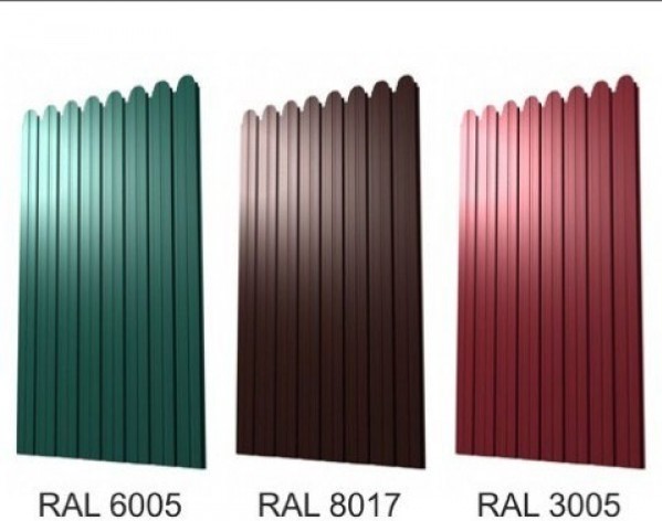 Polimer qoplamali panjara uchun figurali profnastil